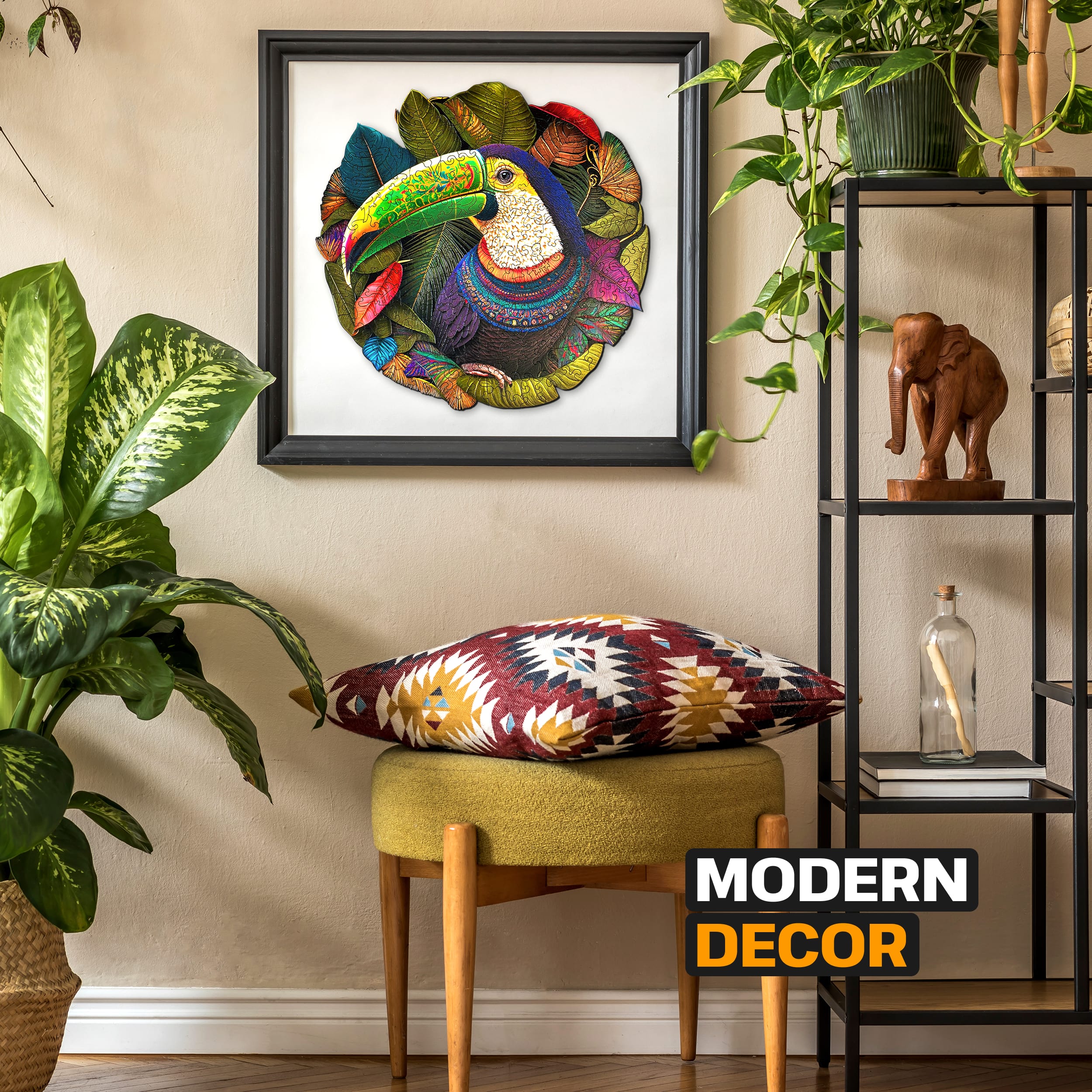Escape Welt - Wooden Jigsaw puzzles - Toucan 200 Piece Jigsaw - Image 3